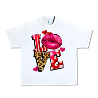 White love lips Urban Heavy Tee - FaDigitalArtStudio