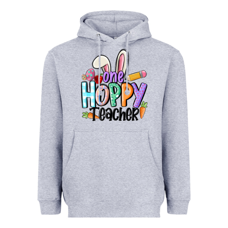 One Hoppy Teacher Heavyweight Hoodie by MaliasSmallBusiness | Teevron
