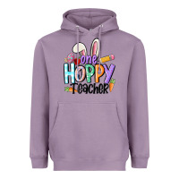 Lavender one hoppy teacher Heavyweight Hoodie - MaliasSmallBusiness