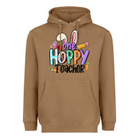 Toasted Coconut one hoppy teacher Heavyweight Hoodie - MaliasSmallBusiness