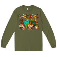 Army Green gnomigos Long Sleeve Tee - AdoDesignShop