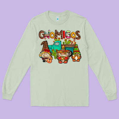 Gnomigos Long Sleeve Tee Designed By Adodesignshop