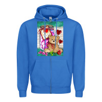 True Royal candy jar with bear  air Zipper Hoodie - AdoDesignShop