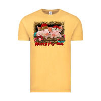 Vintage Mustard merry pig mas Vintage Tee - RanaPortraitStore