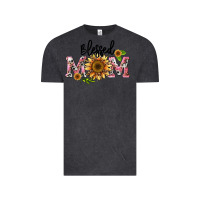 Vintage Black blessed mom Vintage Tee - BarkalooDesign