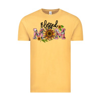 Vintage Mustard blessed mom Vintage Tee - BarkalooDesign