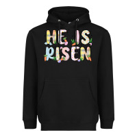 Black he is risen Heavyweight Hoodie - MaliasSmallBusiness