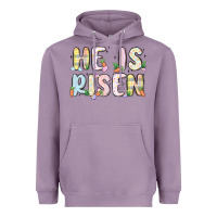 Lavender he is risen Heavyweight Hoodie - MaliasSmallBusiness