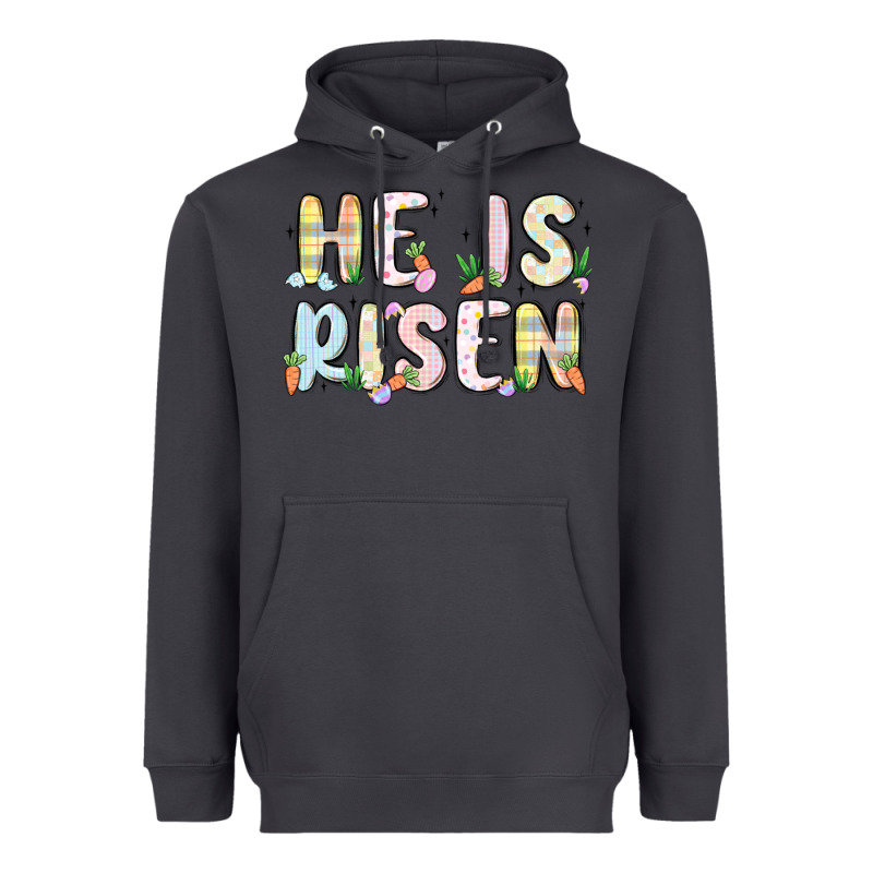 He Is Risen Heavyweight Hoodie by MaliasSmallBusiness | Teevron