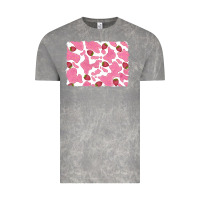 Cloud Rock distressed strawberry milkshake cowhide Vintage Tee - RanaPortraitStore