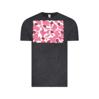 Vintage Black distressed strawberry milkshake cowhide Vintage Tee - RanaPortraitStore