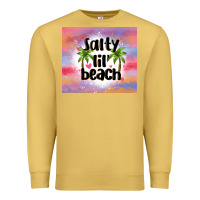 Antique Gold salty lil' beach Premium Sweatshirt - MaliasSmallBusiness