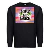 Black salty lil' beach Premium Sweatshirt - MaliasSmallBusiness