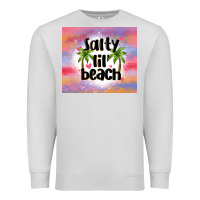 Dove Grey salty lil' beach Premium Sweatshirt - MaliasSmallBusiness