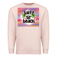 Pale Pink salty lil' beach Premium Sweatshirt - MaliasSmallBusiness