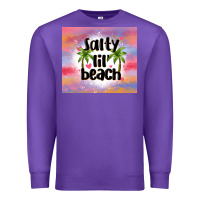 Purple salty lil' beach Premium Sweatshirt - MaliasSmallBusiness