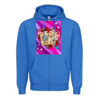 True Royal playing cards with pearls and glitter air Zipper Hoodie - AdoDesignShop