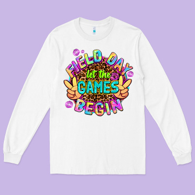 Field Day Let The Games Begin Long Sleeve Tee Designed By Adodesignshop