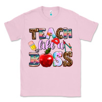 Bubblegum Pink teach like a boss Classic Tee - AdoDesignShop