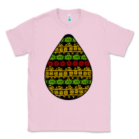 Bubblegum Pink african masks teardrop Classic Tee - BundleAndBundleShop