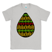 Moon Dust african masks teardrop Classic Tee - BundleAndBundleShop