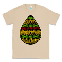 Mushroom african masks teardrop Classic Tee - BundleAndBundleShop
