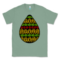 Sage african masks teardrop Classic Tee - BundleAndBundleShop