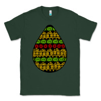 Sports Green african masks teardrop Classic Tee - BundleAndBundleShop