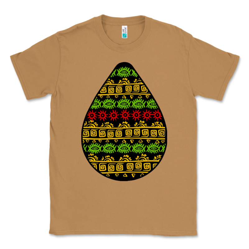 African Masks Teardrop Classic Tee by BundleAndBundleShop | Teevron