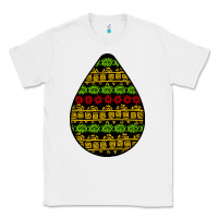 White african masks teardrop Classic Tee - BundleAndBundleShop