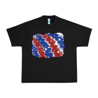 Black Patriotic tie dye background Urban Heavy Tee - CowGirlArtShop