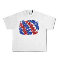 Lunar Rock Patriotic tie dye background Urban Heavy Tee - CowGirlArtShop