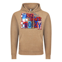 Vintage Coffee red white boozy billie wilder Vintage Hoodie - texasbilliewilder