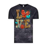 Cloud Black love basketball Vintage Tee - Zillion Design Studio