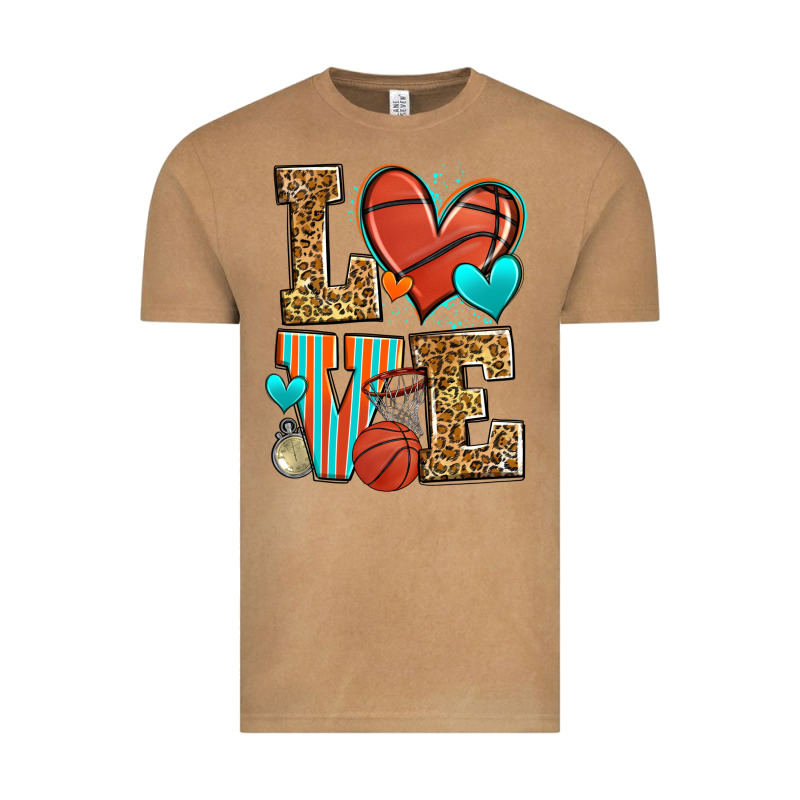 Love Basketball Vintage Tee by Zillion Design Studio | Teevron