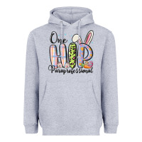 Heather Grey one hip paraprofessional Heavyweight Hoodie - MaliasSmallBusiness