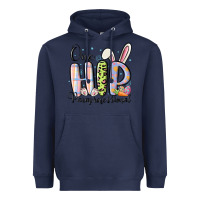 Navy one hip paraprofessional Heavyweight Hoodie - MaliasSmallBusiness