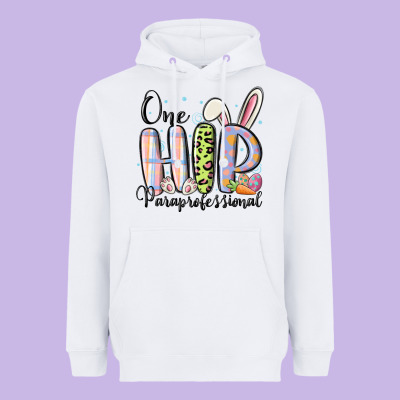 One Hip Paraprofessional Heavyweight Hoodie Designed By Maliassmallbusiness