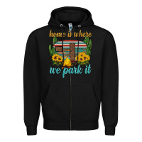 Black home is where we park it Zipper Hoodie - Artiststas