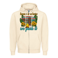 Sandshell home is where we park it Zipper Hoodie - Artiststas