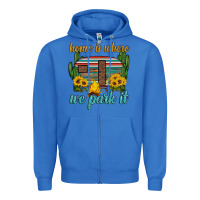 True Royal home is where we park it Zipper Hoodie - Artiststas