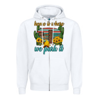 White home is where we park it Zipper Hoodie - Artiststas