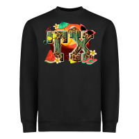 Black summer tx Heavyweight Sweatshirt - texasbilliewilder