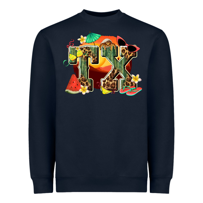 Summer Tx Heavyweight Sweatshirt by texasbilliewilder | Teevron
