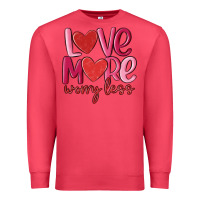 Cardinal love more worry less Premium Sweatshirt - MaliasSmallBusiness