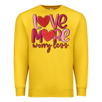 Lemon love more worry less Premium Sweatshirt - MaliasSmallBusiness
