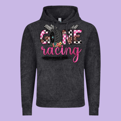 Gone Racing Vintage Hoodie Designed By Jahusdesignshop