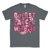 Charcoal Heather breast cancer warrior Classic Tee - JahusDesignShop