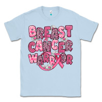 Dusty Blue breast cancer warrior Classic Tee - JahusDesignShop