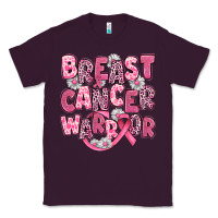 Plum breast cancer warrior Classic Tee - JahusDesignShop